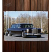 Металлическая табличка Mercedes-Benz 600